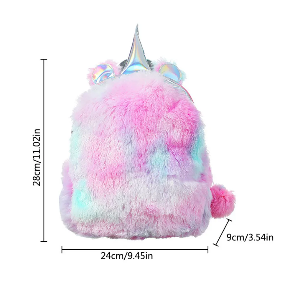 Hologram Tie-Dye Unicorn Plush Backpack -Unicorn Fashion HTB1nSlGadfvK1RjSspfq6zzXFXa6