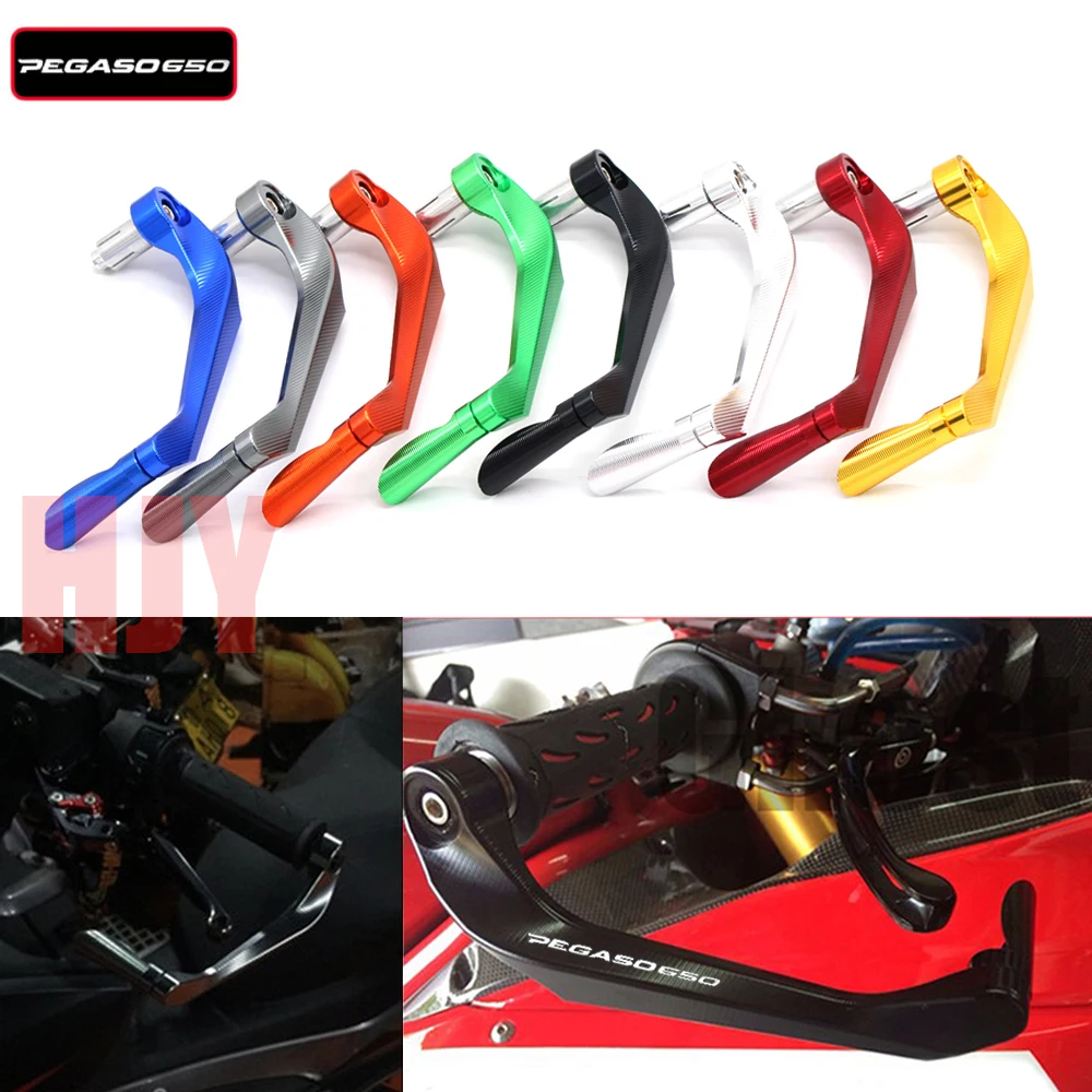 

Universal 7/8" 22mm Motorcycle Handlebar Brake Clutch Levers Protector Guard For Aprilia Pegaso 650 Strada 2005-2010