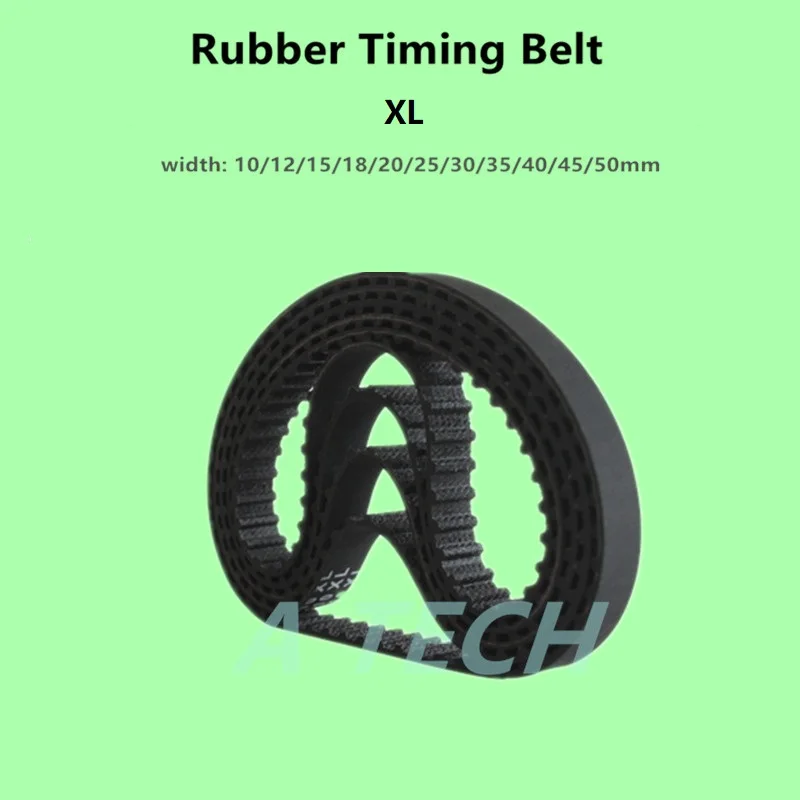 

2Pcs XL belt 300 310 316 320 330 340 344 360 364 380 XL Rubber Timing belt, width 10 20 25 61mm, Transmission belt laser cnc
