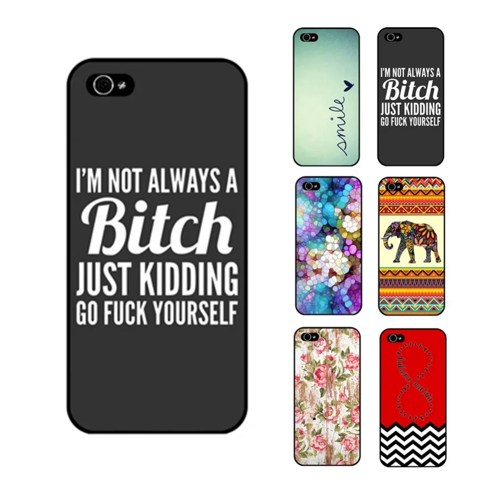 Quote Retro Print Phone Case Hard Cover Back Skin Protector For iPhone