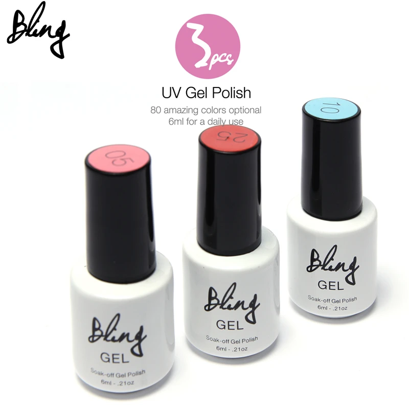 Buy (Choose 3) Focallure Fast Drying Gel Nails UV LED