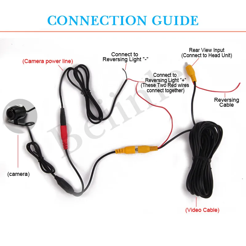 Автомобильная камера заднего вида парковки резервирование камеры заднего хода Камера подходит для большинства транспортных средств