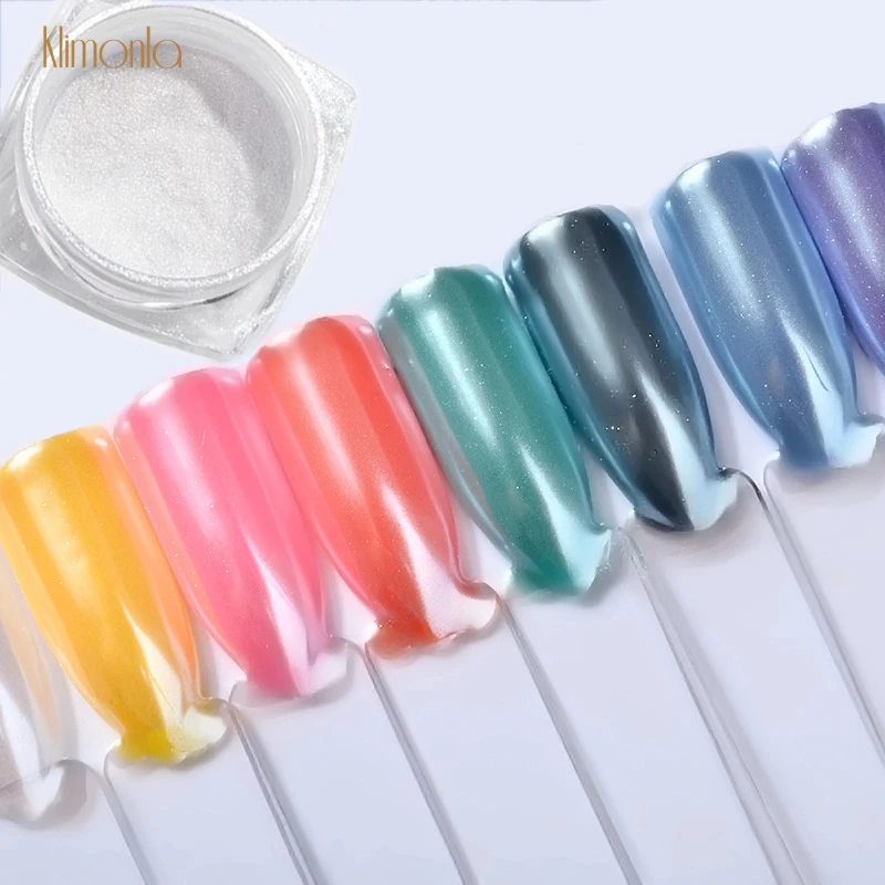 

1pcs Holographic Laser Nail Glitter Powder Shining Nail Chrome Pigment Pearl Dust Nail Art DIY Manicure Designs Decoration Tips