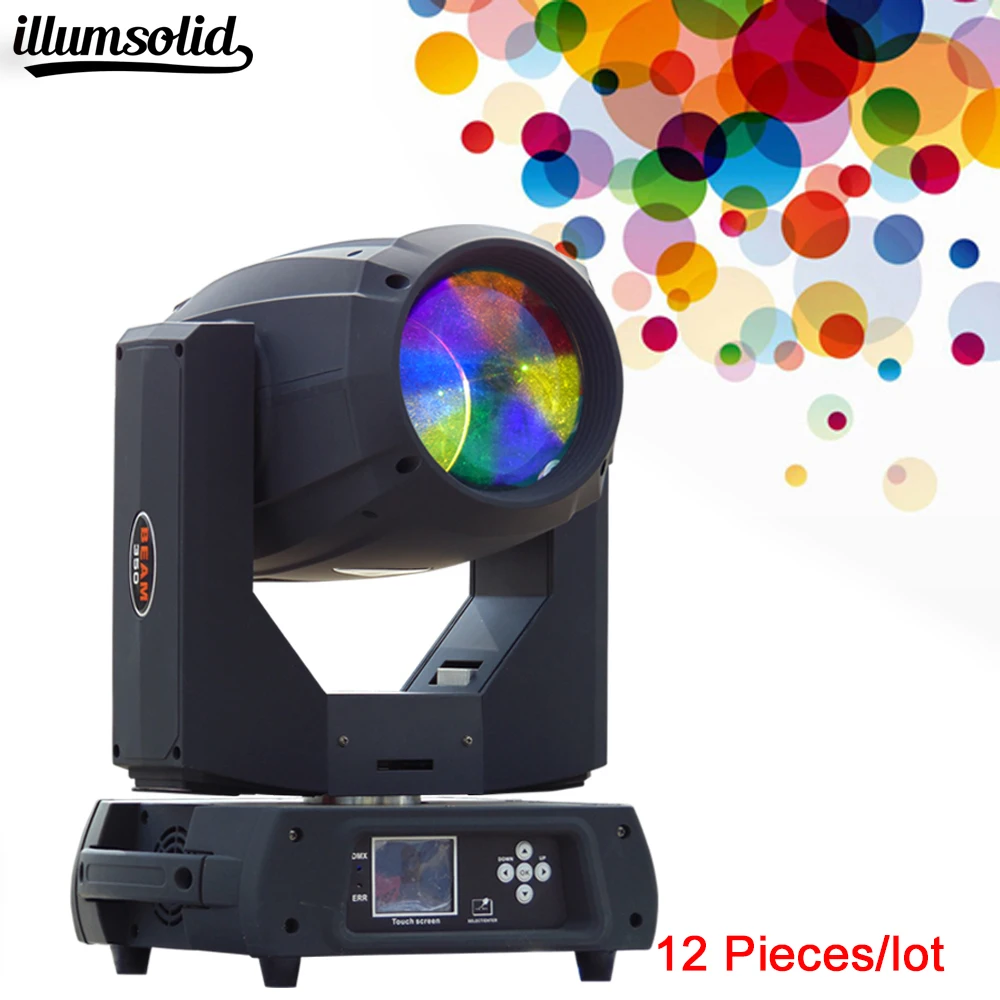 

12pcs/lot 350W 17R Lens Stage Moving Head Wash Beam Spot strobe Light DJ Disco light