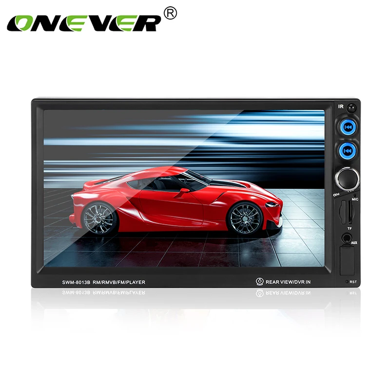 

Onever 2 Din Car Radio Stereo MP5 Player 7" Digital TFT Touch Screen Bluetooth Multimedia 1080P Video Format Hand-free Car Audio