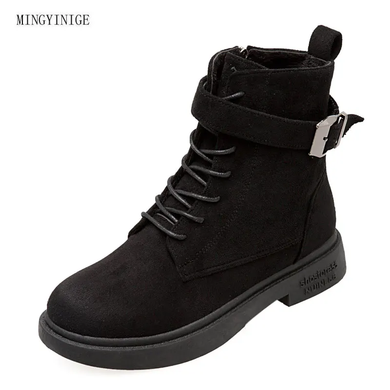 

Women Boots Genuine Leather Heels Autumn Winter Handmade Comfortable Women Ankle Boots Fur Snow Boots Shoes Woman