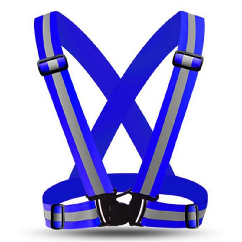 High Reflective Safety Vest belt high visibility Security Reflective elasticated Strips waistcoat belt for bicycle jog running High Reflective Safety Vest belt high visibility Security Reflective elasticated Strips waistcoat belt for bicycle jog running