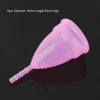 

Hot Sale Menstrual cup for Women Feminine hygiene Medical 100% silicone Cup reusable lady copa menstrual than pads