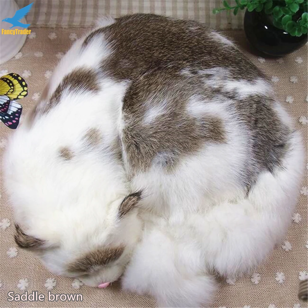 Top Quality Lifelike Emulational Cat Plush Toy Gift for Decoration 3 Colors (4)
