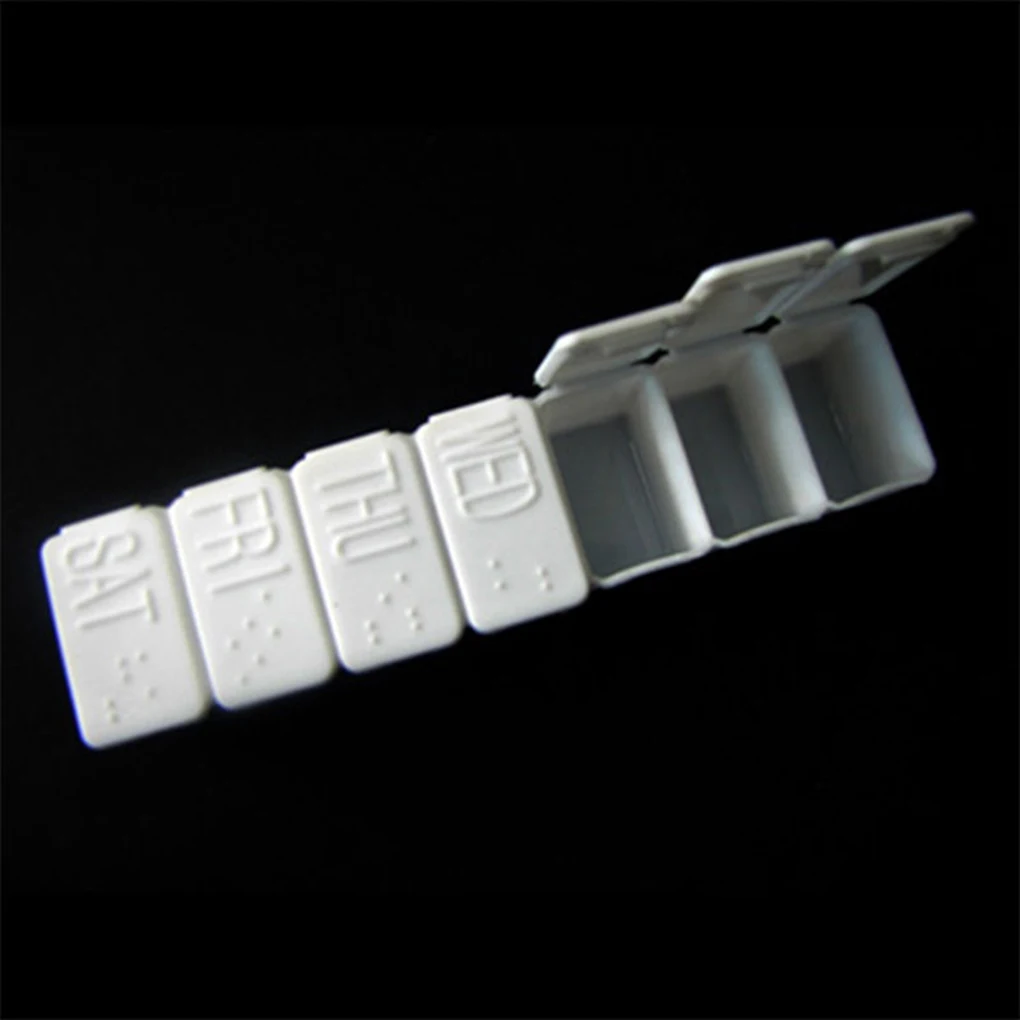 2019 Newest 7 Days Pill Box Holder Weekly Medicine Storage Organizer Container Case