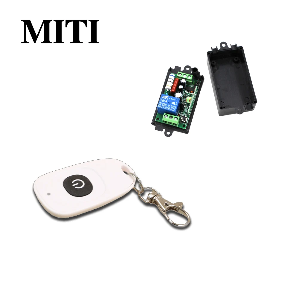

AC 110V 220V Lamp Intelligent Wiress Remote Control Switch 1CH RF Wireless Remote Control Switch System Transmitter + Receiver