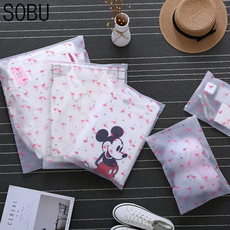 متعددة أحجام فلامنغو حقيبة سفر لمستحضرات التجميل سستة حافظة للمكياج المنظم تخزين ماكياج الحقيبة أدوات الزينة الجمال غسل عدة مربع H091