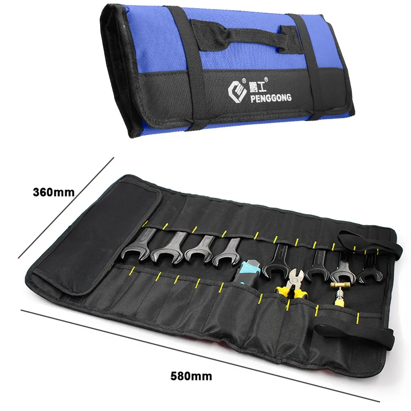 Multifunction Tool Bags Practical Carrying Handles Oxford Canvas Chisel Roll Bags For Tool 3 Colors New instrument Case Dropship top tool chest Tool Storage Items