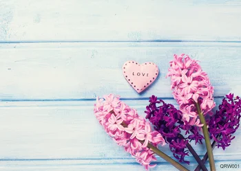 

LIFE MAGIC BOX Wood Valentines Theme Backdrops Valentine'S Day Photo Backgrounds Heart Studio Props