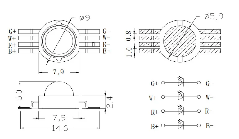 10W RGBW-7
