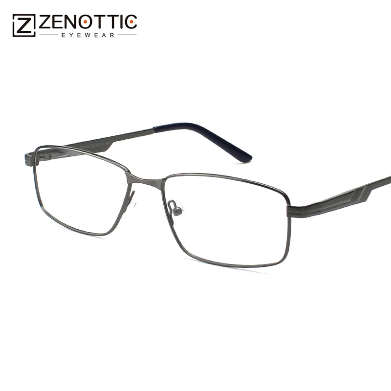 ZENOTTIC Fashion Brand Design Eyeglasses Frames Men Clear Lens Optical