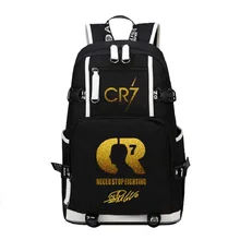 Роналду Месси холщовый рюкзак для мужчин и женщин большая Вместительная дорожная сумка CR7 рюкзаки для мальчиков и девочек школьная сумка для студентов Повседневный Рюкзак