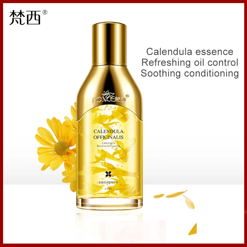 

Fonce Calendula Conditioning Essence Face Toner Plant extracts Moisturizing Oil Control Men and women shrink pores serum 80ml