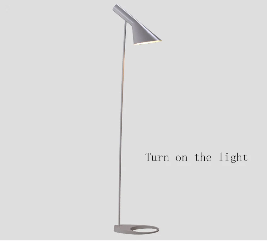 Скандинавский Arne Jacobsen дизайн AJ светодиодные лампы для пола гостиная Напольная Лампа для спальной прикроватной лампы напольный абажур Luminaria