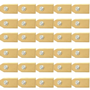 

0.75MM Titanium Coated stainless steel Lawn Mower Blade Replacement + Screw Parts for Husqvarna Automower 30/50/100pcs