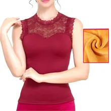 Зимний сексуальный женский толстый бархатный жилет размера плюс, теплый топ, облегающее боди, Скульптурное термобелье, кружевные рубашки, нижняя часть WZ591