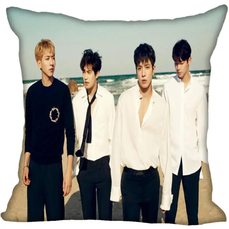 Корея-поп CNBLUE печать квадратный шелк атласные наволочки 35x35 см, 40x40 см одна сторона напечатаны настроить ваше изображение подарок - Цвет: 9