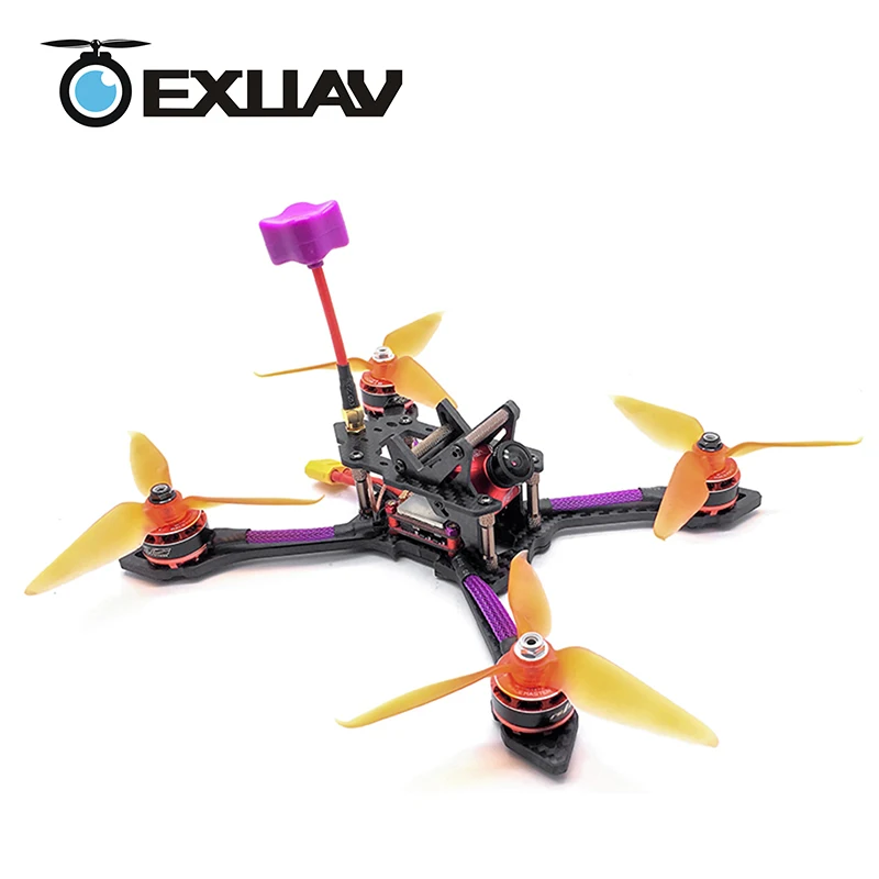 

EXUAV GEPRC TSX5 Viper FPV Racing Drone Packages 220 MM Wheelbase 5mm Arm Carbon Fiber Frame X Structure RC DIY MIni Toys 494g