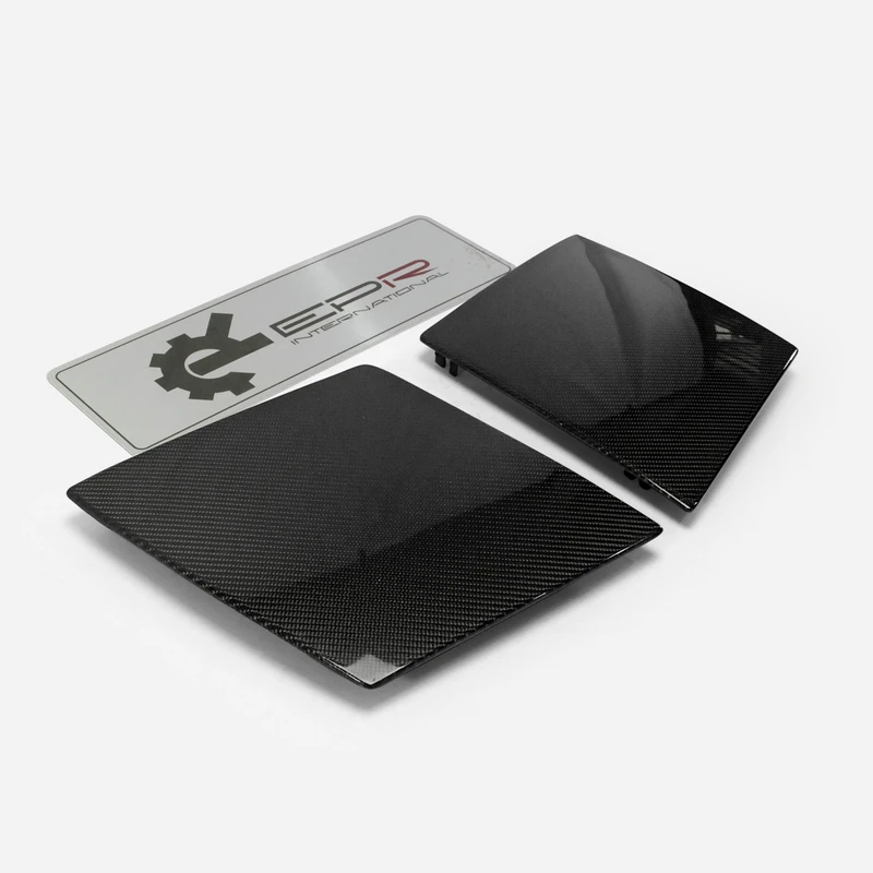 

Car Accessories For Mazda RX7 FC3S Carbon Fiber OEM Headlight Cover 2pcs Glossy Fibre Head Light Lamp Cap Racing Trim Body Kit