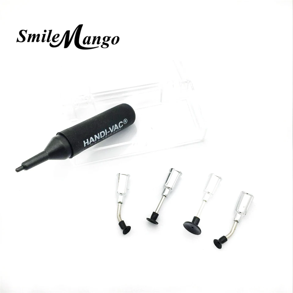 Anti-static Mini SMT/ SMD IC Chip BGA Vacuum Pump Suction Pen + 4 different nozzels picker | Инструменты