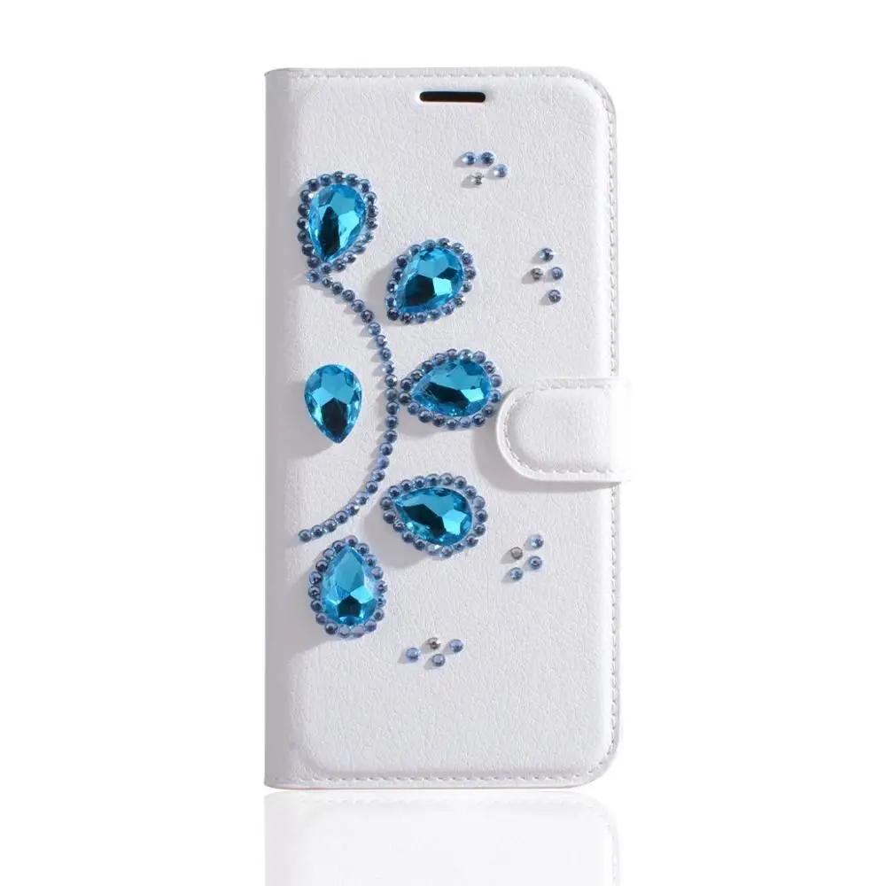 Style 2 Кожаный чехол-кошелек для samsung Galaxy A10, A20, A30, A40, A50, A70, роскошный блестящий чехол из искусственной кожи с бриллиантами для Galaxy M10, M20, M30, M30S - Цвет: Style 2