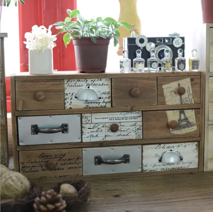 Американский стиль ящик для хранения с ящиками 40*11*22 см|storage paper box|box pcbstorage box shoes |