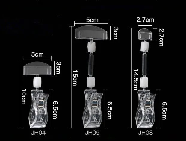 Горячая Распродажа доступный товар Розничная вывеска карта ценник держатель поп-дисплея Супермаркет Реклама Продвижение Клип зажим 10 шт