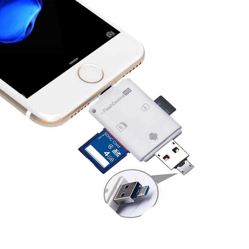USB флэш накопитель SD TF кардридер для iPhone pro 11 X XS XR 7 6s 6 Plus 5s iPad 4 Air Mini 2 3|card reader|tf card