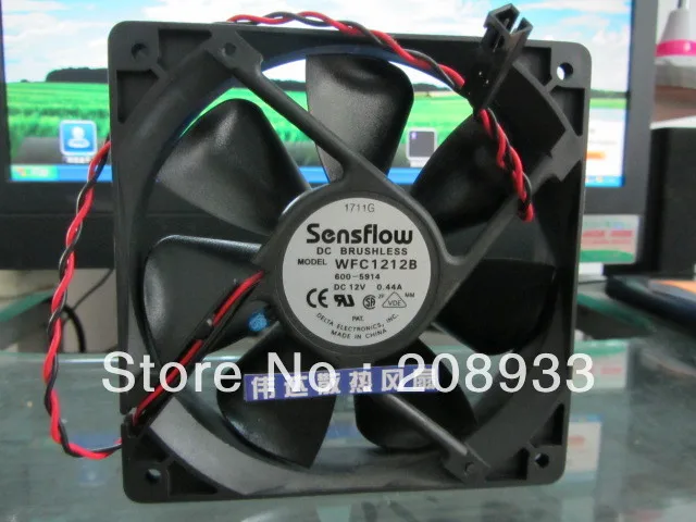 

For Delta Sensflow 12025 WFC1212B DC 12V 0.44A
