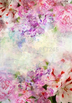 

Art Fabric Photography Backdrop fantasy floral Custom Photo Prop backgrounds 5ftX7ft D-1642