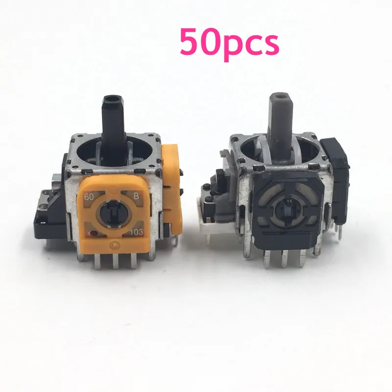 

50pcs E-house 3Pin 3D Analog 3D Joysticks Replacement for Playstation 3 for PS3 Controller