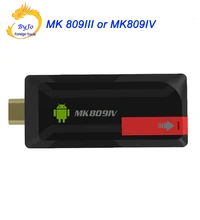 Новые 4 К обновления MK809IV или MK809III ТВ ключ stick android ТВ коробка RK3229 4 ядра 2 г 8 г 2 г 16 г Мини-ПК Wi-Fi Android Box 4 К