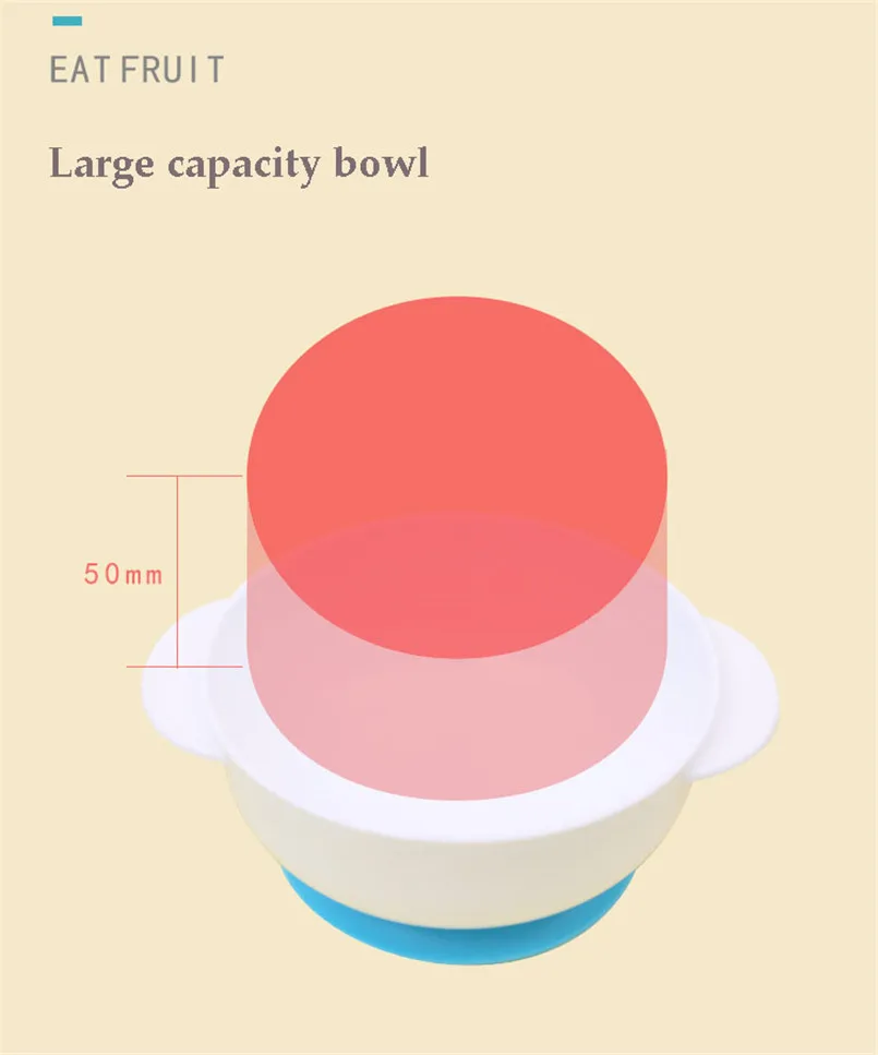 Детская миска на присоске для кормления, Детская тарелка, столовая посуда, обучающая ложка для малышей, еда, ужин, миски для кормления, посуда