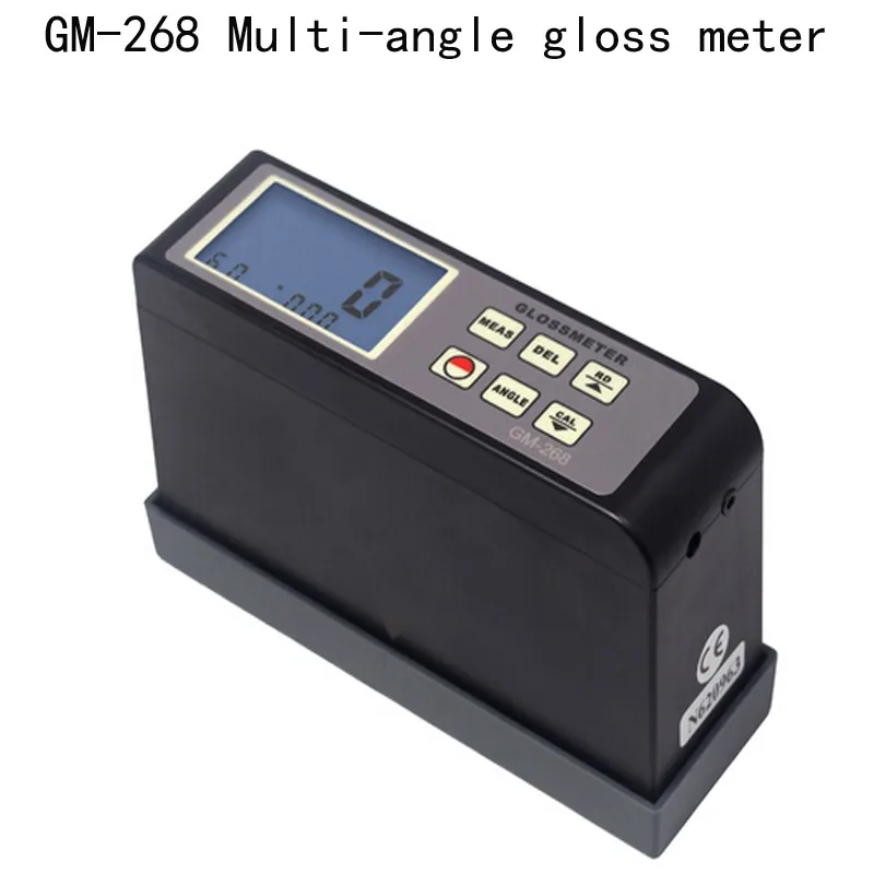 GM-268 Портативный цифровой измеритель блеска блескомер очистки поверхности прибор для измерения радиочастотного диапазона 0,1-200Gu 20 60 80 мульти-угловой измеритель глянца