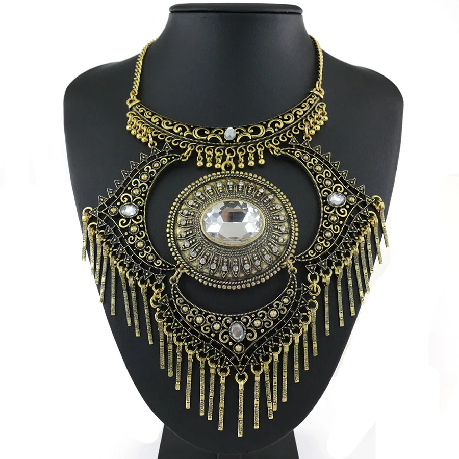 JIANXI Bohemian Brand statement choker necklace&pendant chain Collar
