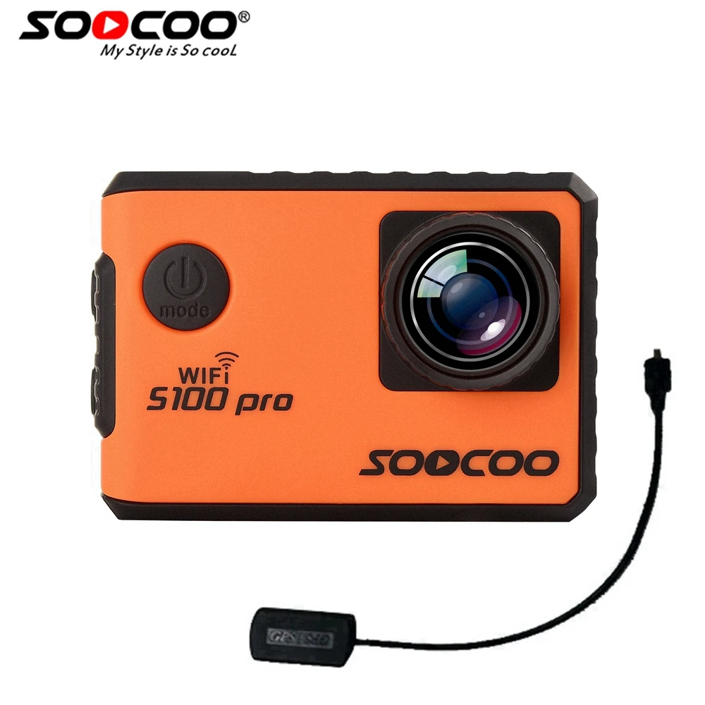 SOOCOO S100PRO 4K UHD Wifi Sports Action Camera Touch Screen Gyro with font b GPS b