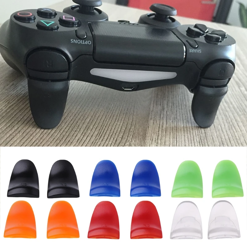 

2pcs R2 L2 Button Extended Trigger Cover Extender for Playstation 4 PS4 Slim Pro