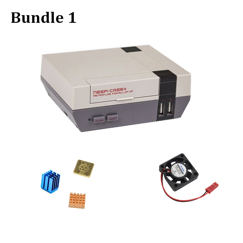 Чехол Retroflag NESPi + чехол для Raspberry Pi 3 игровой консоли радиаторы охлаждения 5 В А