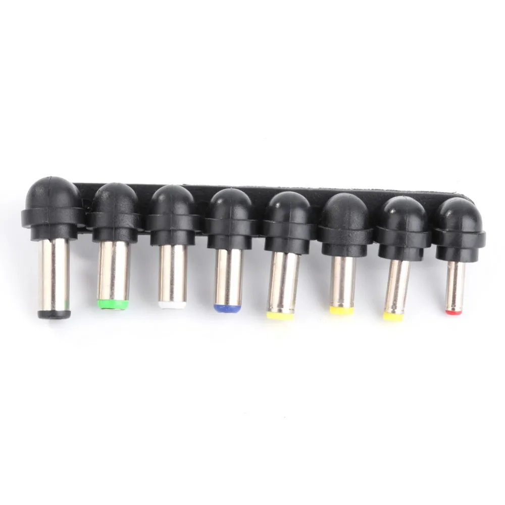 

8Pcs/Set Universal to 2Pin Plug Charger Tip AC DC Power Adapter for Laptop Notebook PC High Quality