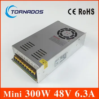 

300W 48V 6.3A Single Output Adjustable ac 110v 220v to dc 48v Switching power supply unit for LED Strip light MS-300-48