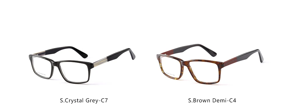 Accetate, мужские очки, оправа, Ретро стиль, прозрачная, модная, дизайнерская, оптическая, прозрачная оправа для очков# AT3389