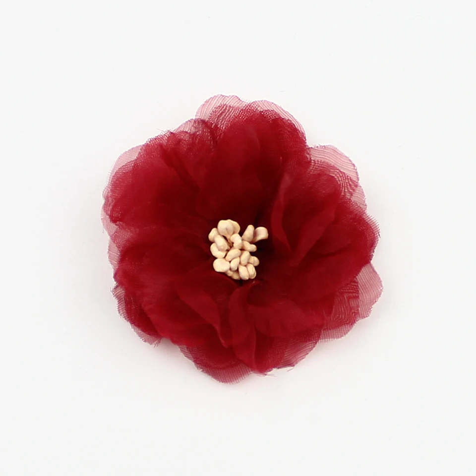 HUADODO 10 шт. шифоновый искусственный цветок ручной работы DIY тканевые цветы для свадебной вечеринки ремесло украшение дома DIY