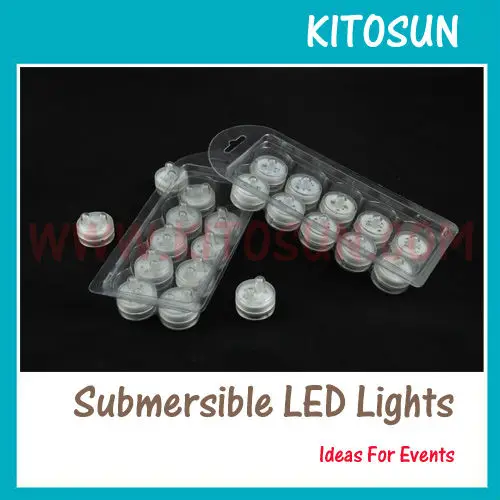 Kitosun120pcs красный цвет погружные батареи привело floralyte~ LED центральным огни-Водонепроницаемый свет