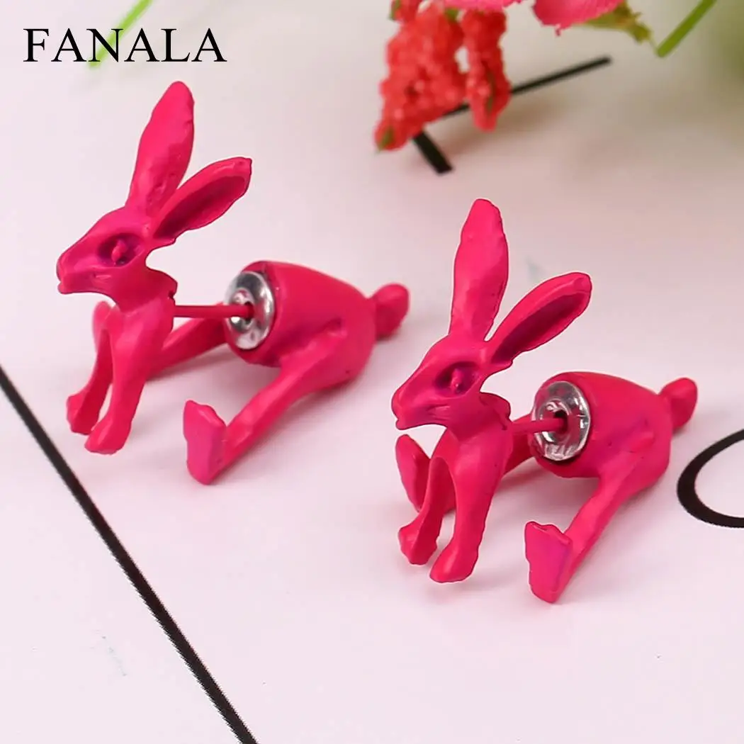 New Wedding Earrings Rabbit Women Gift Charm Fluorescent Shape Jewelry | Украшения и аксессуары