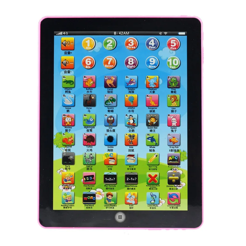 Mini English&Chines Child Touch Tablet Learning Education Machine/Kids